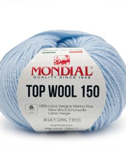 Top Wool 150 Celeste Col. 80