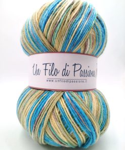 250 gr. - 250Special Print Beige/Turchese Col. 016