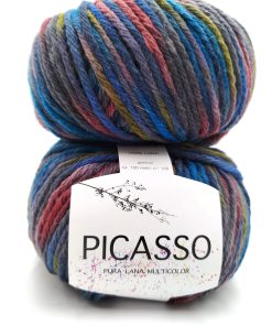 100gr. Picasso 100%Lana Ottanio/Bordeaux Col. 7