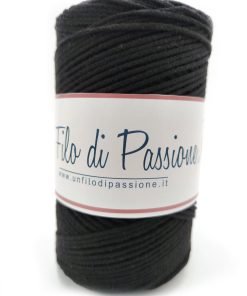 250 gr. - Cordino Macramè Nero