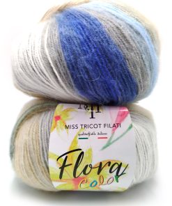 Flora Sfumato Blu/Grigio Col. 10