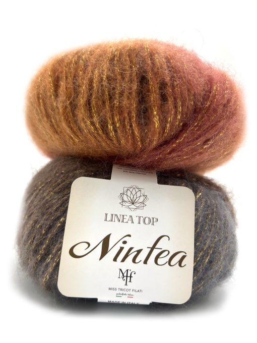 Ninfea Marrone/Mattone Col. 08