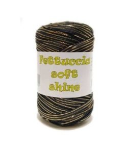 Fettuccia Shine Nero/Oro