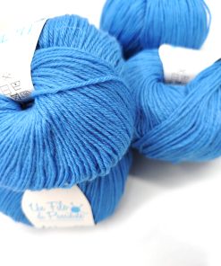 250gr. - Woolly SLIM Celeste Intenso
