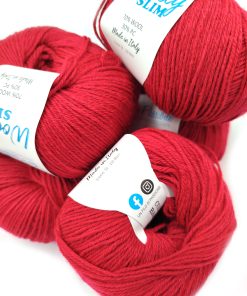 250gr. - Woolly SLIM Bordeaux Chiaro