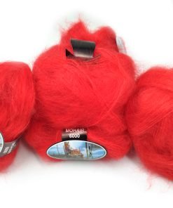750 mt - Mohair 4000 Rosso Col. 19