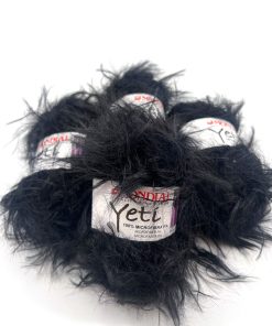 200gr. Ecopelliccia Yeti Nero 630