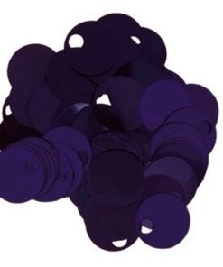 Paillettes per Borse ⌀ 2,5cm 100 PEZZI - VIOLA SCURO 3ST