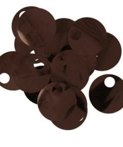 Paillettes per Borse ⌀ 2,5cm 100 PEZZI - MARRONE 3ST