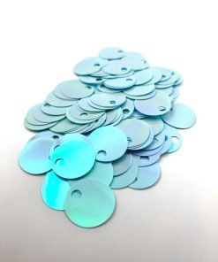 Paillettes per Borse ⌀ 2,5cm 100 PEZZI - Celeste Perlato 3ST